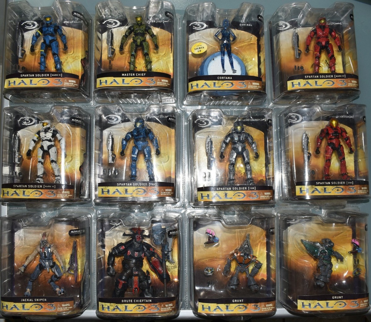 McFarlane Halo 3 Series 1 (2008) - Full 12 Action Figure McFarlane Halo 3 Series 1 (2008) - Full 12 Action Figure