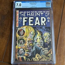 Haunt of Fear #17 (1953) - Classic Zombie Cover! - CGC 7.0!