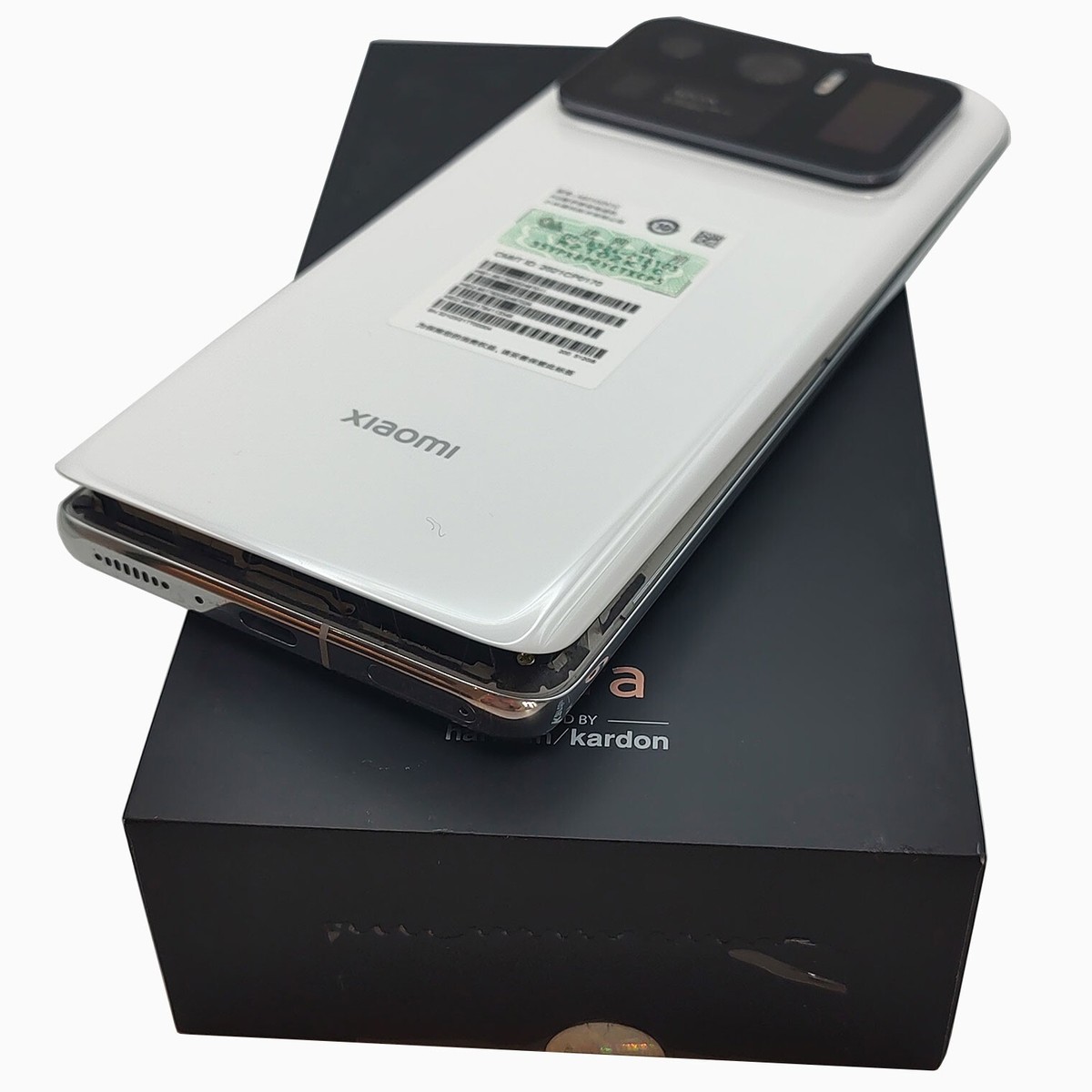 Xiaomi 11 Ultra ホワイト Xiaomi Mi 11 Ultra 5G Marble Stone White 6.81