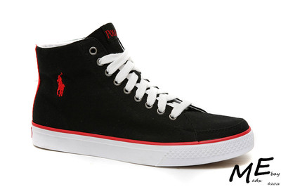 New Polo Ralph Lauren Ballards High Men Canvas Chukka Boots Sz 10 (MSRP $110)