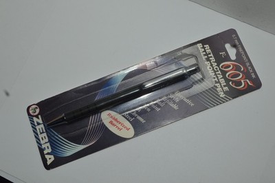 ZEBRA F-605 Ballpoint Pen 0.7mm Made In Japan MOC Circa 1990s Retired HTF