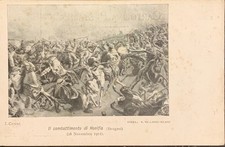 🧧🧧 Cartolina Guerra Italo-Turca - Il combattimento di Hoeifia - Italo Cenni