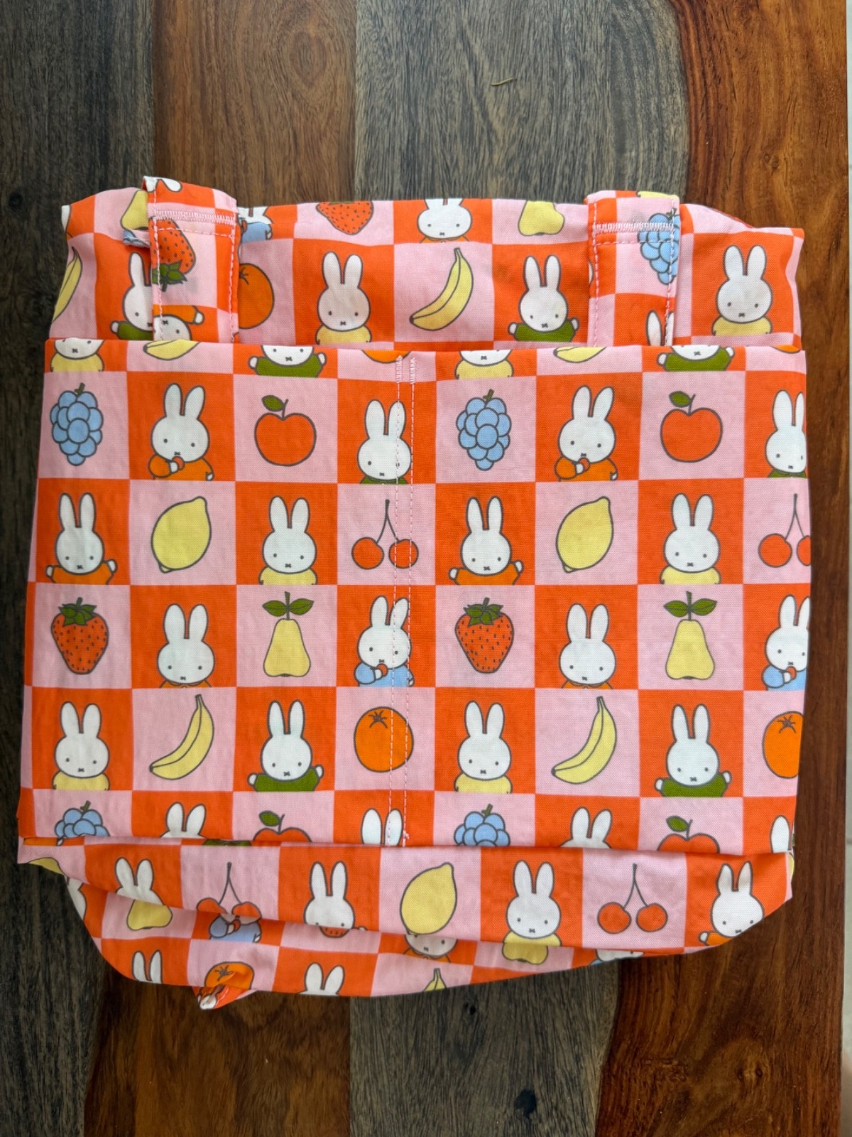 Miffy BAGGU Everyday Cloud Checkered Fruit Urban Outfitters