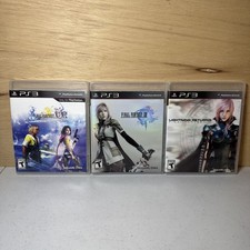 Lot 3 Sony PlayStation 3 CIB Games Final Fantasy X/X-2,  XIII, Lighting Returns