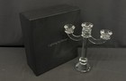 Shannon Crystal Covington 3-Arm Taper Candelabra in Original Box — photo 1