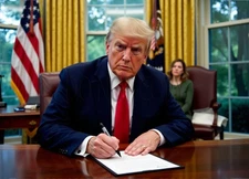 Donald  Trump Oval Office AI Generated Photo MAGA White House, USA 8X10 Print