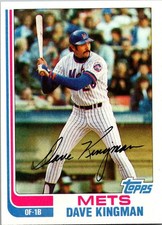 Dave Kingman #690 1982 Topps New York Mets MBBC#380