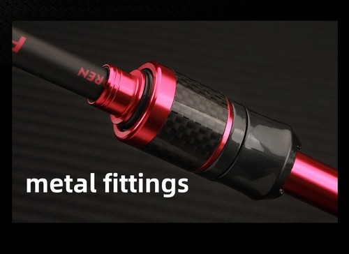 Canna da Pesca Telescopica Fibra di Carbonio Ultraleggera Spinning Casting Esca Palo Viaggio - Foto 46 di 55