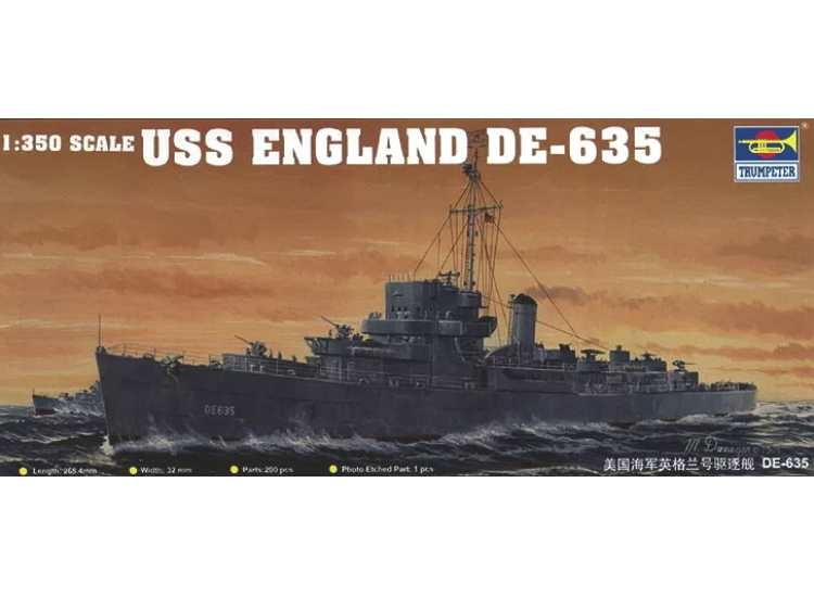 Trumpeter 05305 1/350 USS England DE635  Buckley Class Destroyer Escort