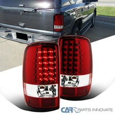 Fits 00-06 Chevy Tahoe Suburban GMC Yukon Denali LED Tail Lights Brake Lamps Red