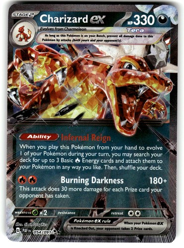 Charizard ex 054/091 Paldean Fates Double Rare Holo