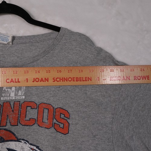 XL 2016 DENVER BRONCOS SUPER BOWL 50 CHAMPIONS SHIRT - Picture 6 of 12