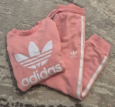 Girls Adidas originals Pink TrackSuit 2 Piece Age 5/6