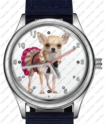 I Love My Chihuahua Pet Dog 6 Trendy 38mm Face Wrist Watch