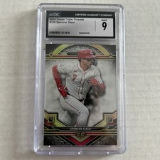 Spencer Steer 2024 Topps Triple Threads #126 Reds - CGC 9