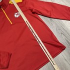 Kansas City Chiefs Sweatshirt Adult Medium Red 1/4 Zip Pullover Lightweight NFL — photo 6