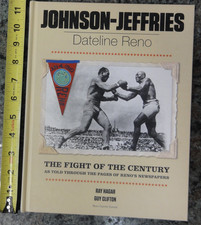 Johnson Jeffries Dateline Reno Fight of the Century Ray Hagar Guy Clifton Signed