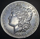 1891-CC MORGAN SILVER DOLLAR, Better Date Lower Mintage.