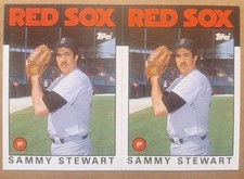 1986 TOPPS TRADED #103T BOSTON RED SOX SAMMY STEWART [2] NM/MT 06984