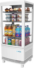 Countertop Display Refrigerator - Commercial Beverage Cooler with LED Lighting -