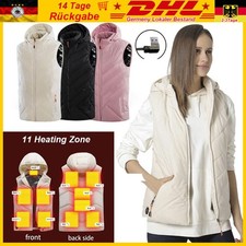 Damen Heizweste 11 Zonen USB Beheizbare Weste Heizjacke Beheizt Wärme S-3XL