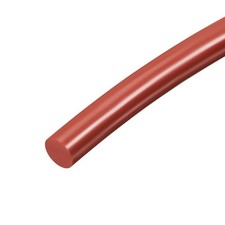 39" Long 10.5MM Dia High Temperature Resistant Silicone Sealing Strip Red 