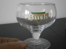 2 verres GALOPIN  Biere BUSH 15 cl