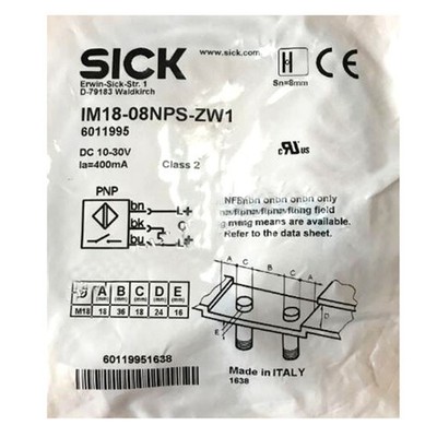  IM18-08NPS-ZW1 Proximity Switches, PNP New #yr