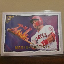 2020 Topps Gallery #MP-1 Mike Trout Modern Artists Los Angeles Angels