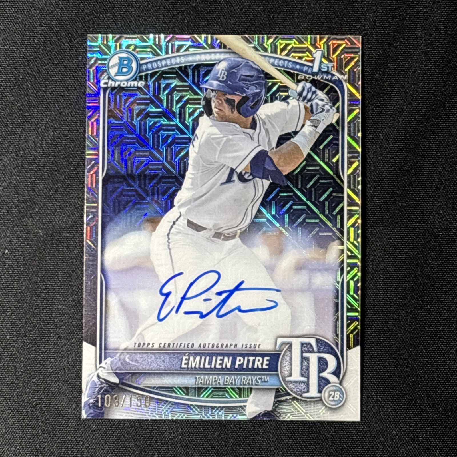 2025 Bowman Chrome 1st Emilien Pitre Auto /150 HTA CPA-EPI