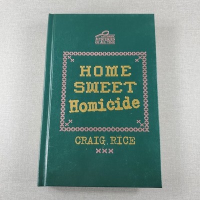 Home Sweet Homicide Craig Rice 2008 Hardcover Book with Insert ImPress Mystery