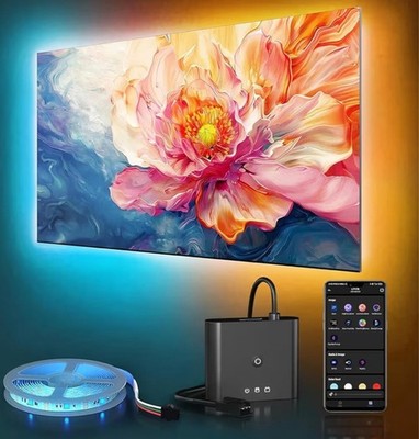 PWAYTEK TV LED Backlight with HDMI 4K30Hz Sync Box, LED Lights READ DESCRIPTION!