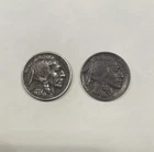 1937- Indian Head Buffalo Nickel Five Cents - D and P - 2 Coins