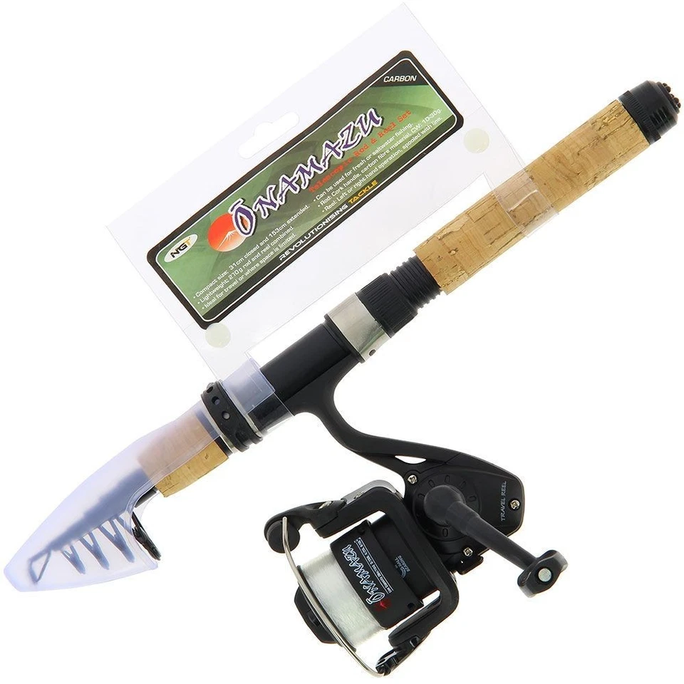 NGT Onamazu Telescopic Combo - Fishing Mini 5ft Travel Telescopic Rod & Reel - Image 2 of 4