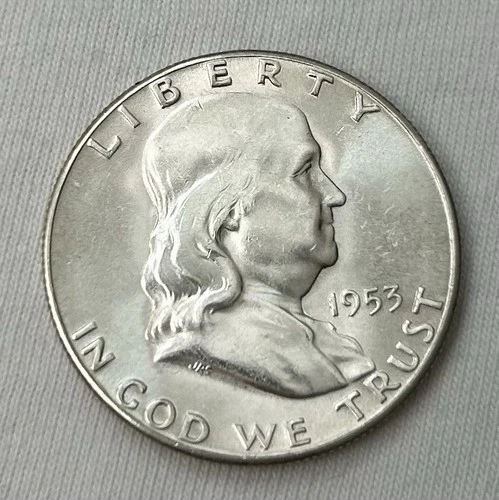 1953 S FRANKLIN HALF DOLLAR BU