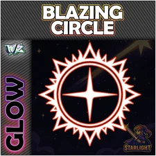 Roblox World Zero WZ - BLAZING CIRCLE - GLOW HEX ITEMS