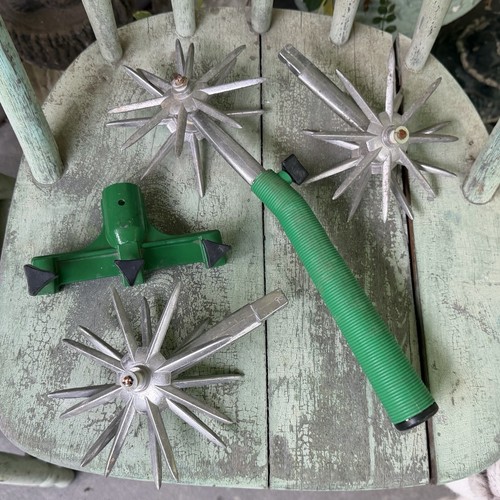 Vtg Garden Rotary Cultivator-Head Multi-Tiller Attachment Weasel Hand Tool