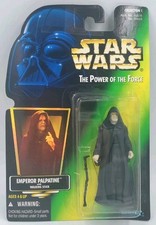 1996 Star Wars POTF EMPEROR PALPATINE Collection 1 Holo Green Card Kenner NEW