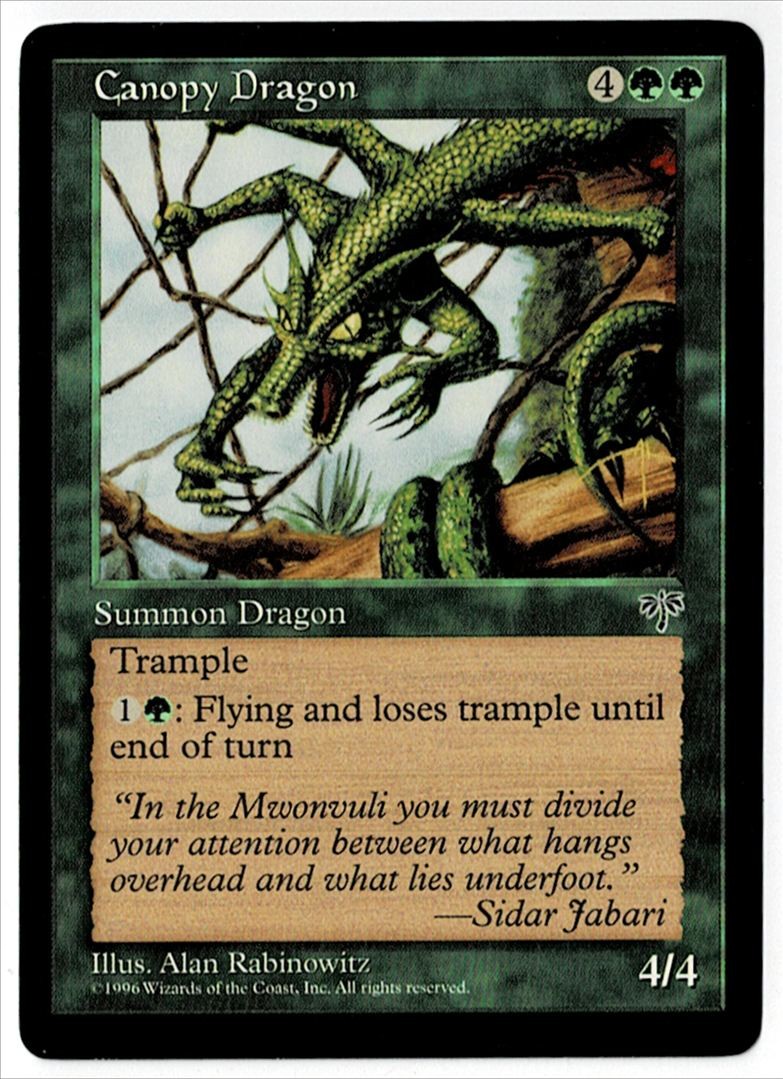 1996 Mirage Canopy Dragon Expansion/Rare