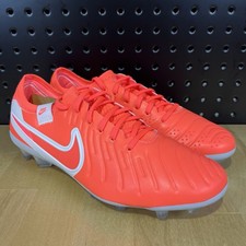 Nike Tiempo Legend 10 Elite FG Lava Red Soccer Cleats DV4328-800 Men's Size 6