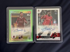 Francesco Camarda young future star autograph card + Kalimuendo rookie auto. rookie card picture