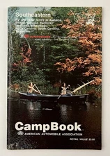 1983 Southeastern USA AAA CampBook RV Tent Camping Sites Vintage Travel Guide