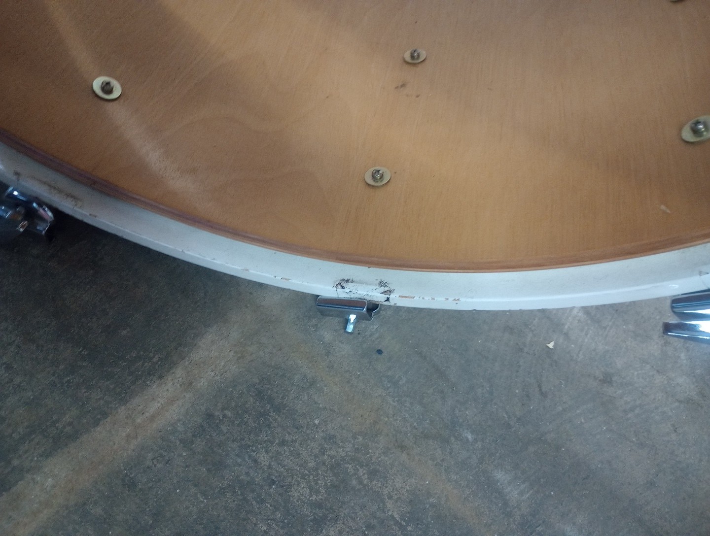 Yamaha Recording Custom 4 pc kit white