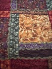 Vintage Modern Patchwork Quilt Queen 88x88 Hand Pieced 100% Cotton Handmade — photo 8
