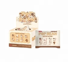 Authentic Pop Bean Coffee Factory Series Mini Cute Figure New