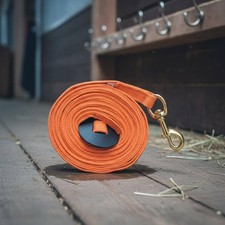 Pferde Longierleine extra lang 7,6 m Reitsport Longierleine Warnleine