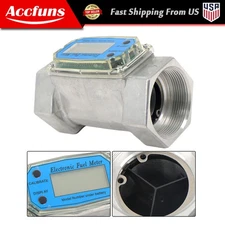 2 inch Digital Flow Meter 15.8-132 GPM for Accurate Liquid Flow Measurement