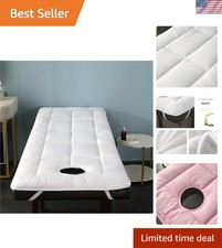 Luxurious Silk Spa Massage Table Pad Face Cradle - Breathable 75"x31.5"