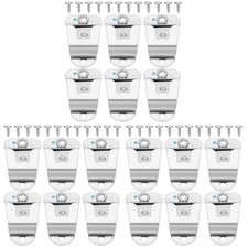 18 pcs Stainless Steel Mic Hanger Clips Microphone Clip Hooks cb radio mount