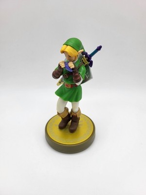 Nintendo amiibo Zelda Link Ocarina of Time Figur Flöte *Blitzversand* Sehr Gut